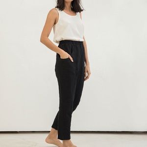 Clyde Work Pant Black Cotton Canvas